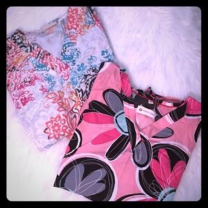 Scrub tops 2/$10